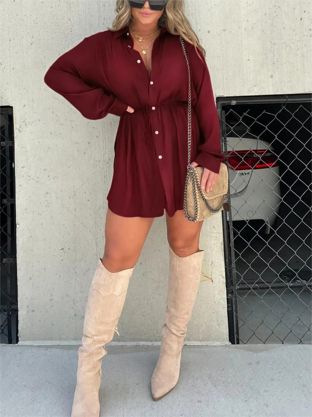 Robe Chemise Jumpsuit