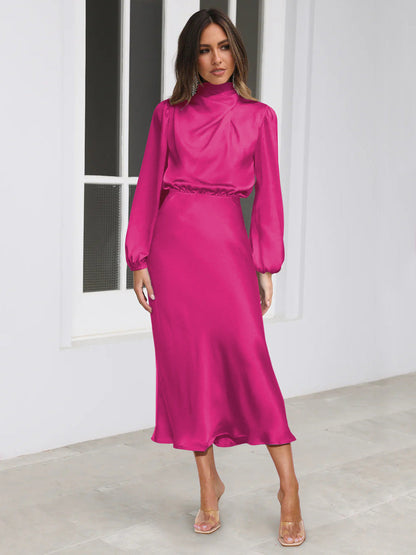Robe Satinée Élégante