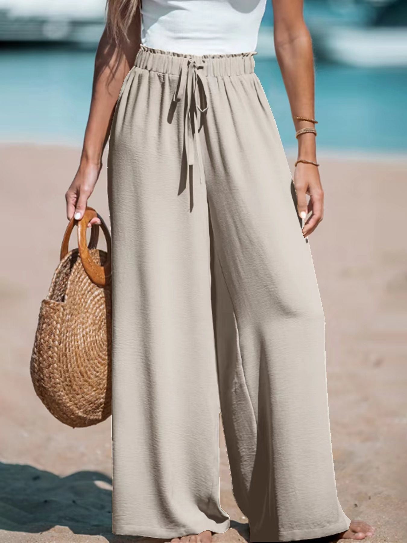 Pantalon Large Femme