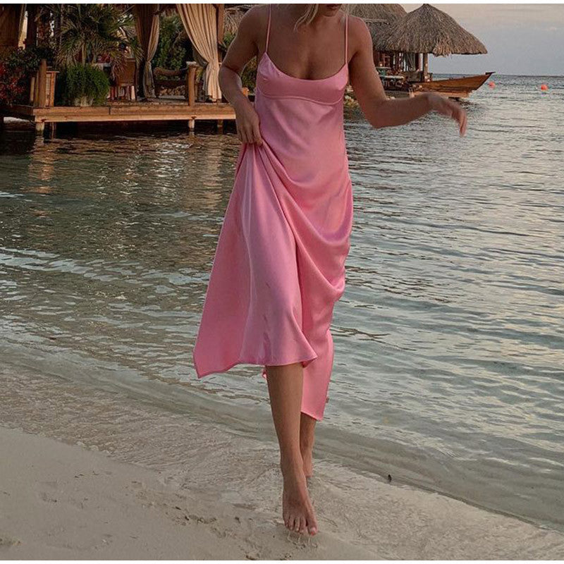 Robe Satinée Élégante