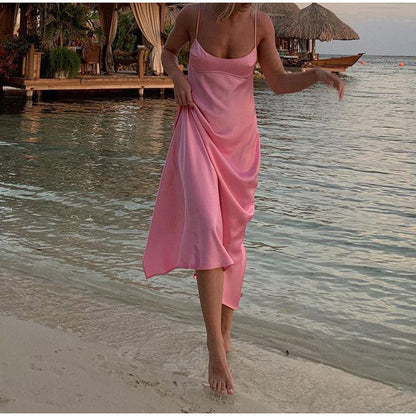 Robe Satinée Élégante