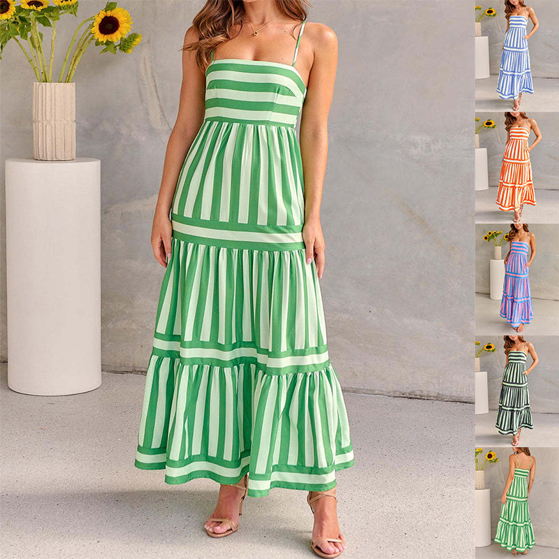 Robe Rayée Élégante