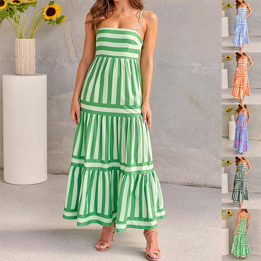 Robe Rayée Élégante