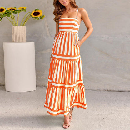 Robe Rayée Élégante