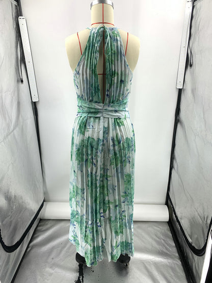 Robe Swing Imprimée – Col en V & Coupe Fluide