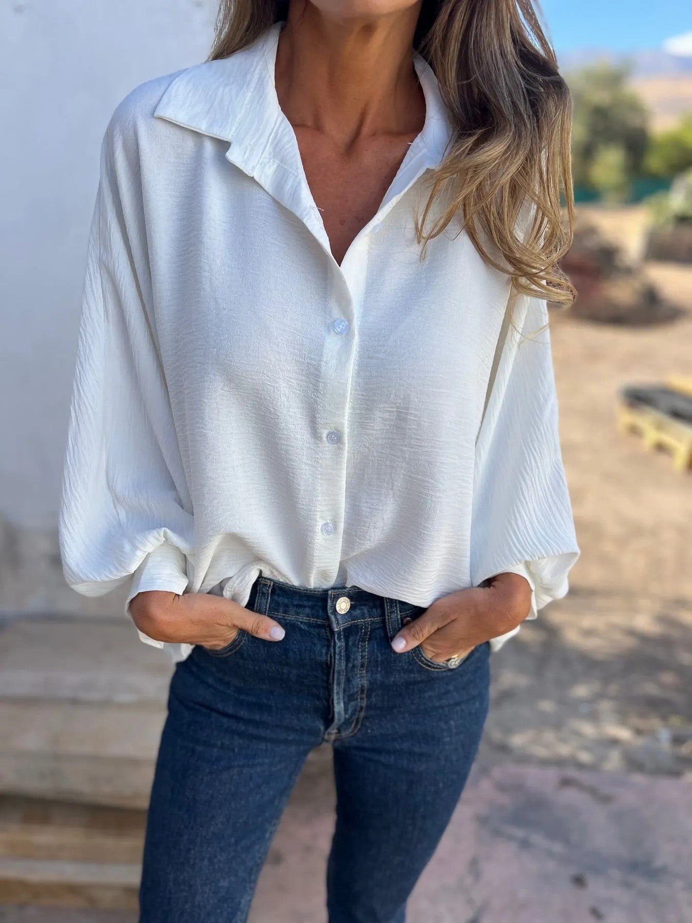 Chemise "Aura" Satinée