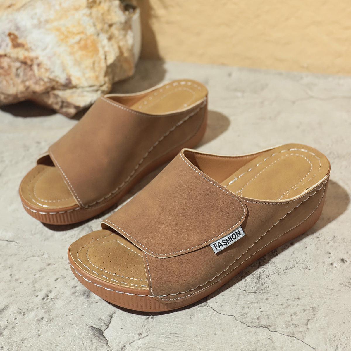 Mules Compensées Chic
