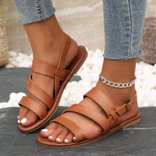 Sandale "L’Iconique" Romaine à Lacets
