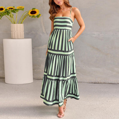 Robe Rayée Élégante