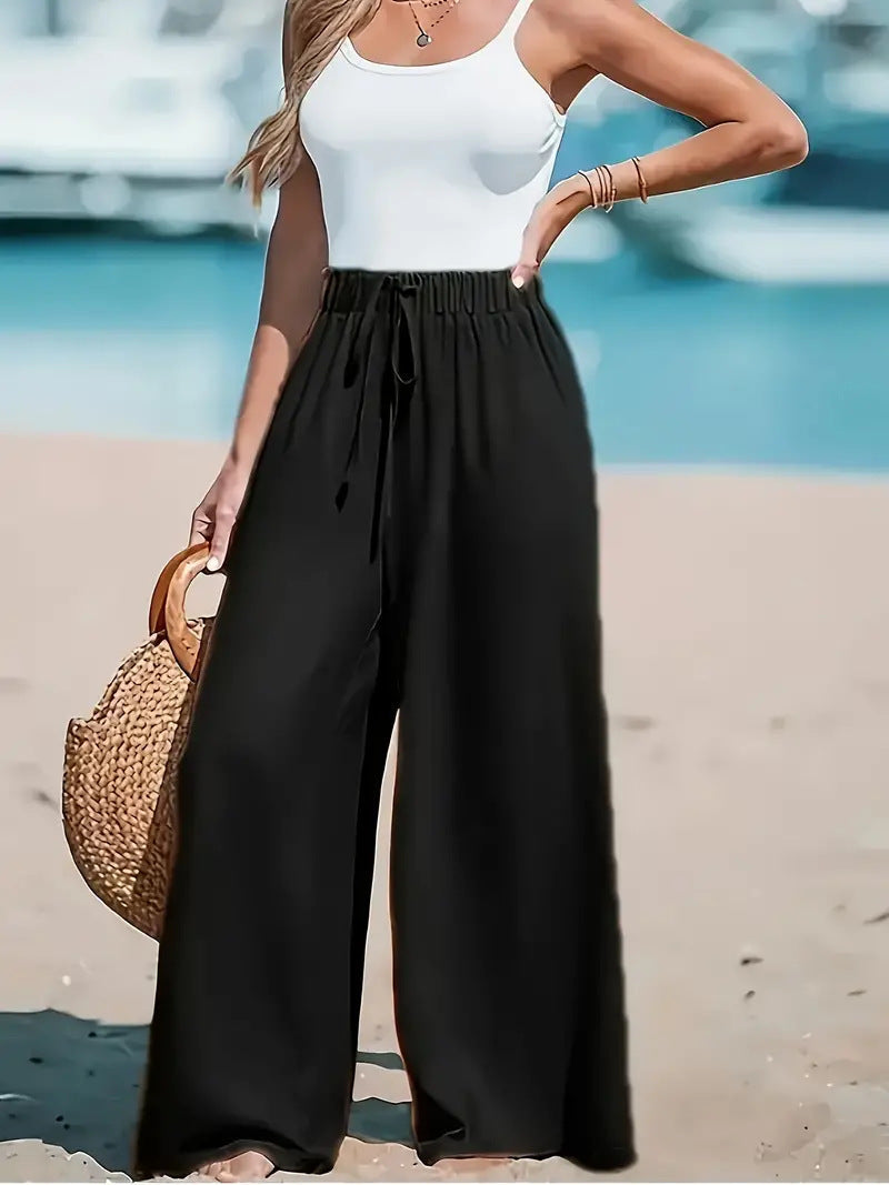 Pantalon Large Femme