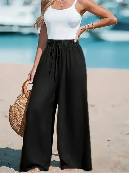 Pantalon Large Femme